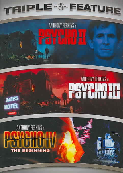 PSYCHO II / PSYCHO III / PSYCHO IV: THE BEGINNING TRIPLE FEATURE cover art