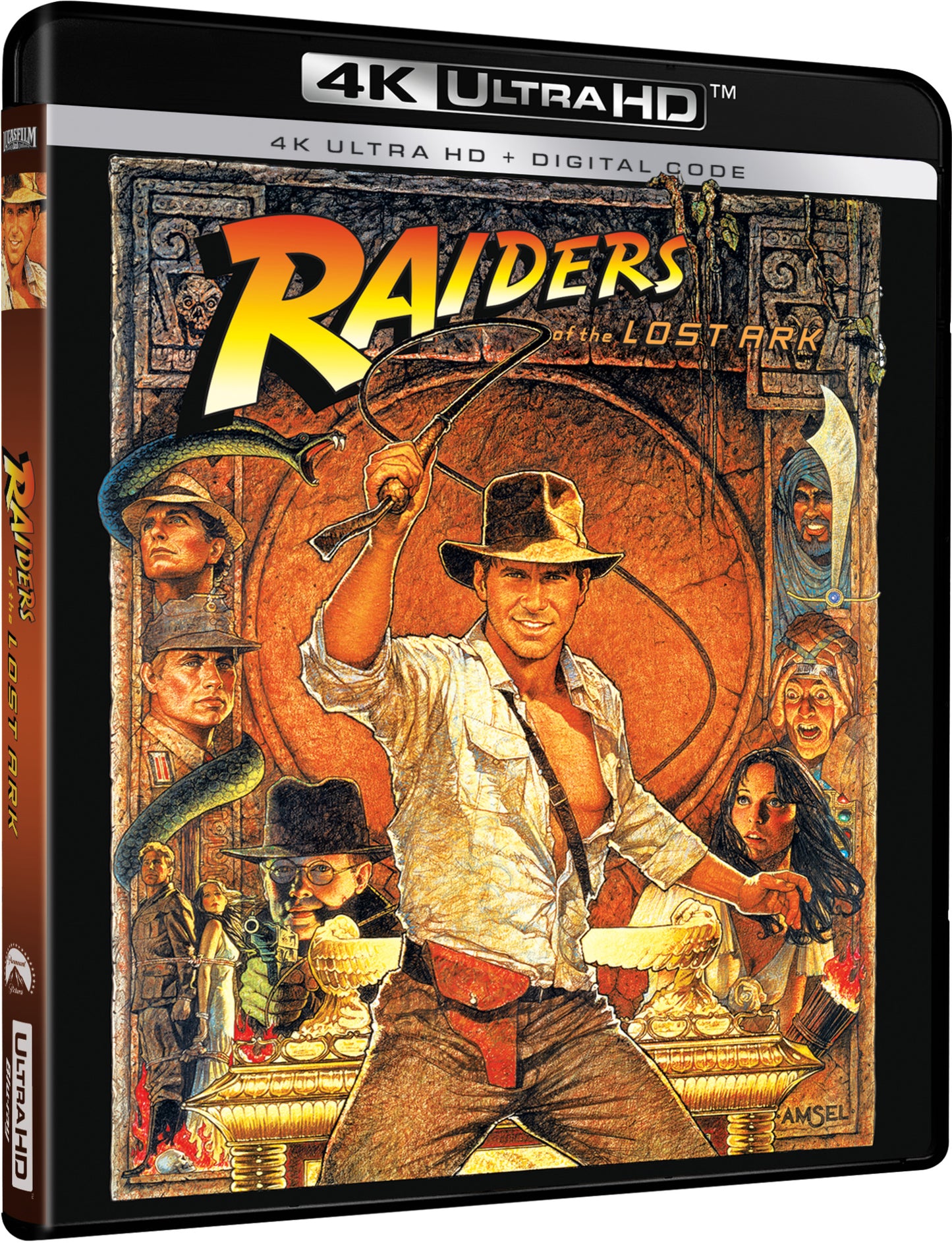 Indiana Jones and the Raiders of the Lost Ark [Includes Digital Copy] [4K Ultra HD Blu-ray] cover art