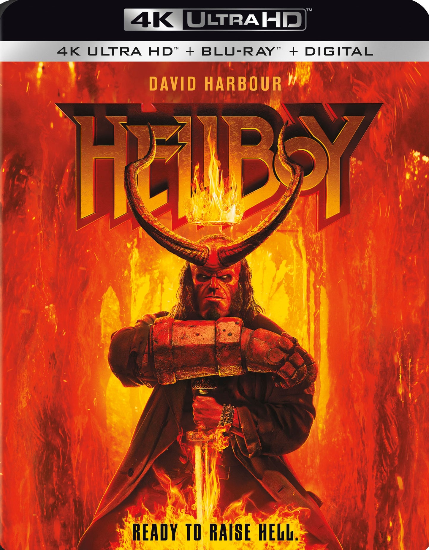 Hellboy [Includes Digital Copy] [4K Ultra HD Blu-ray/Blu-ray] cover art