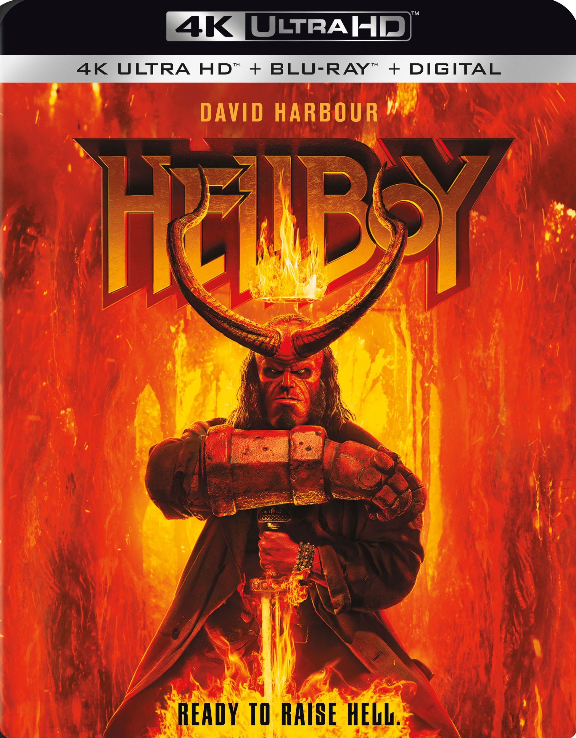 Hellboy [Includes Digital Copy] [4K Ultra HD Blu-ray/Blu-ray] cover art