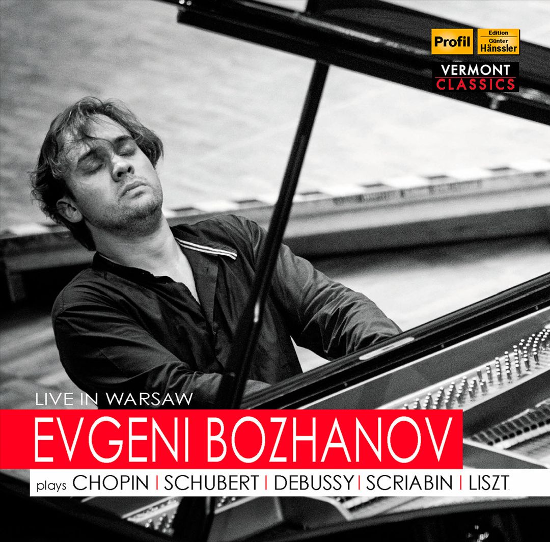 Live in Warsaw: Evgeni Bozhanov plays Chopin, Schubert, Debussy, Scriabin, Liszt cover art