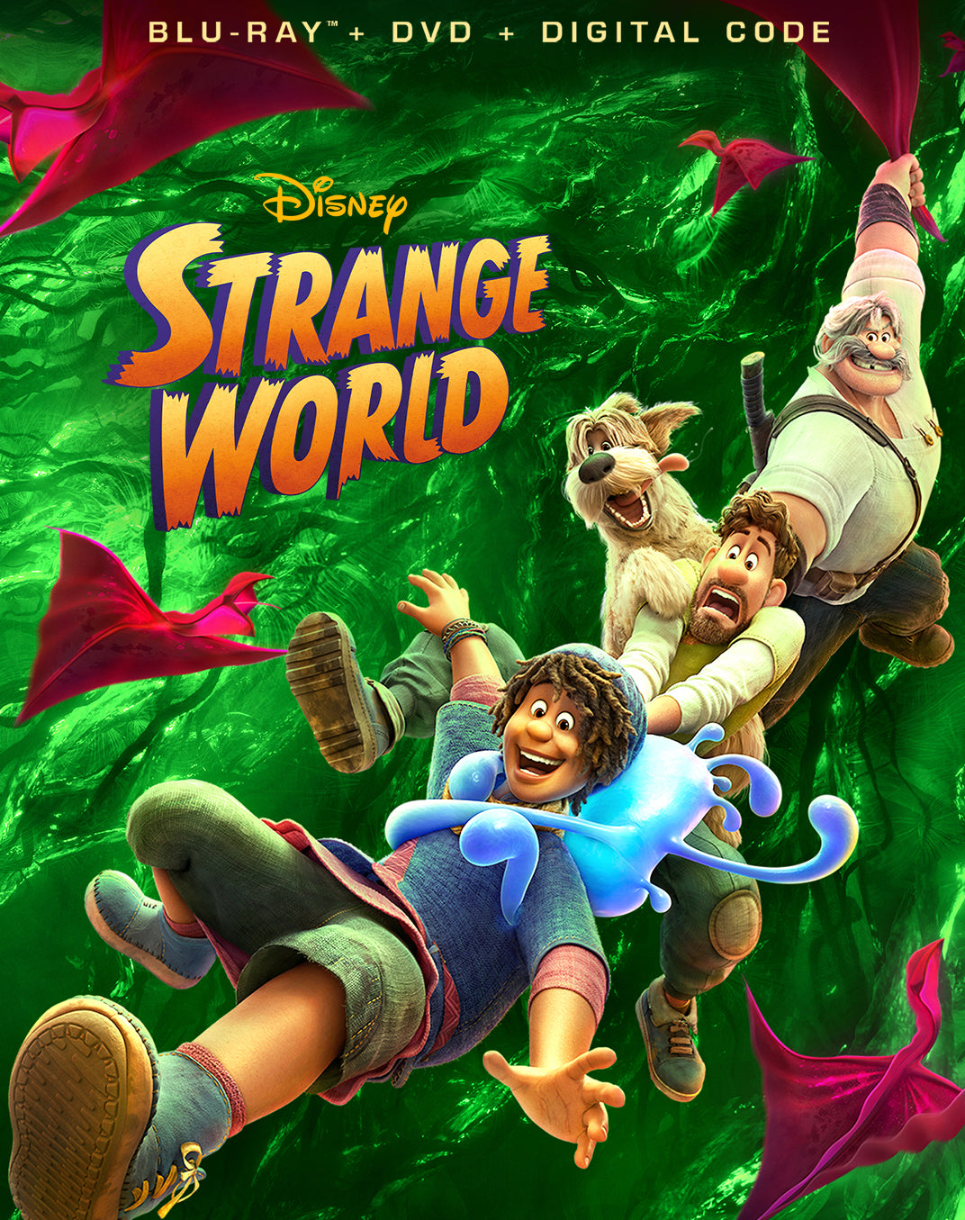 Strange World [Includes Digital Copy] [Blu-ray/DVD] cover art