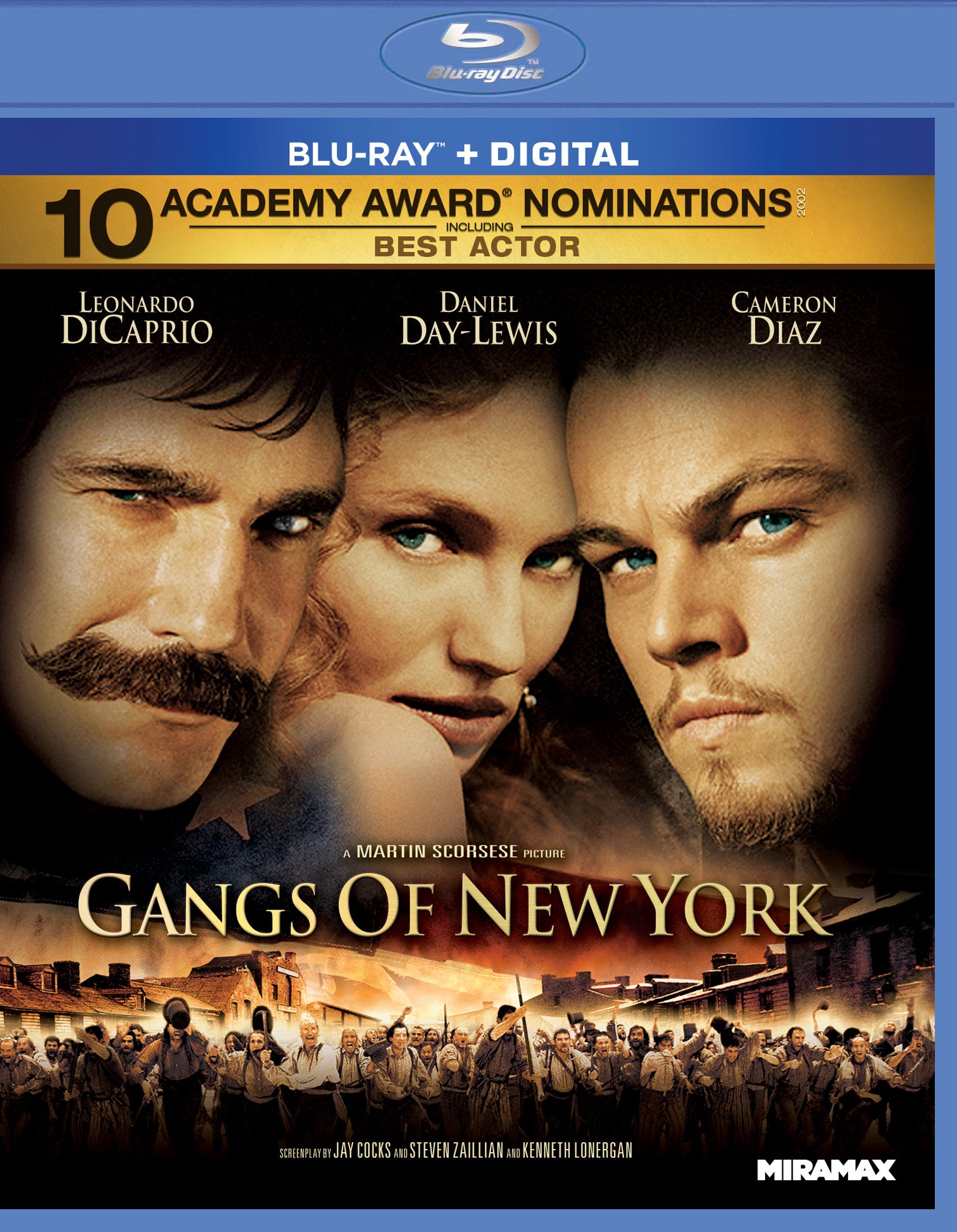 Gangs of New York [Includes Digital Copy] [Blu-ray] cover art