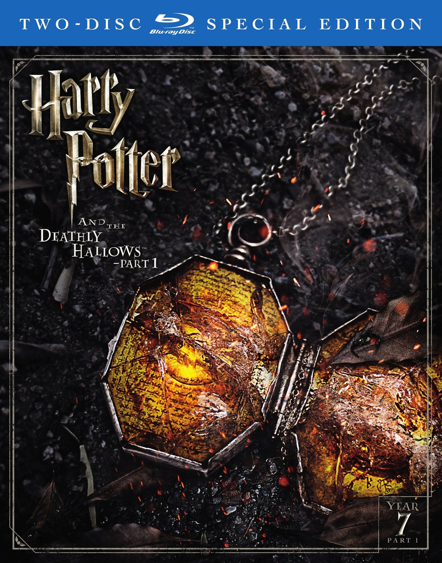 Harry Potter and the Deathly Hallows, Part 1 [Blu-ray] cover art