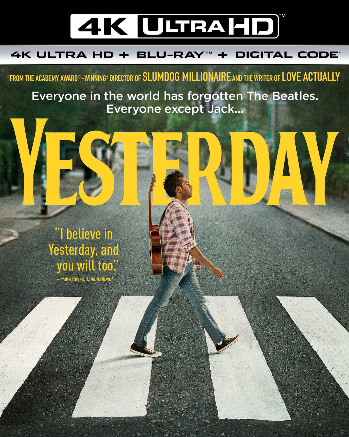 Yesterday [Includes Digital Copy] [4K Ultra HD Blu-ray/Blu-ray] cover art