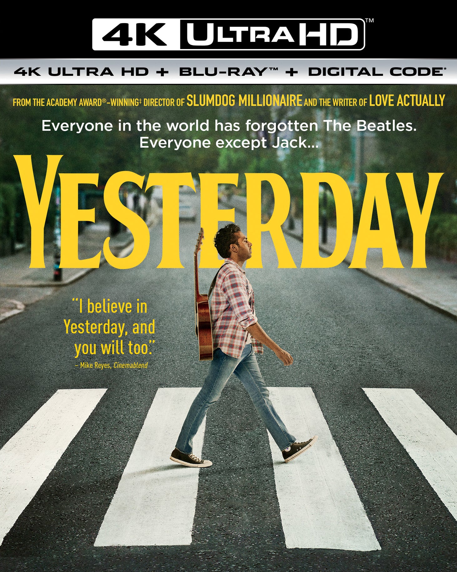 Yesterday [Includes Digital Copy] [4K Ultra HD Blu-ray/Blu-ray] cover art