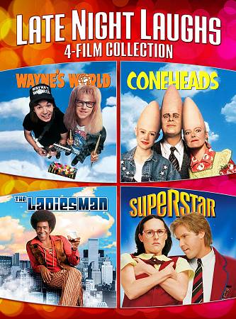 Late Night Laughs: Wayne's World/Coneheads/The Ladies Man/Superstar cover art