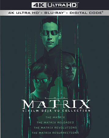 Matrix 4-Film DTja Vu Collection cover art