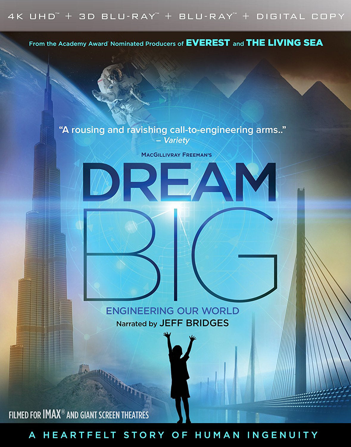Dream Big: Engineering Our World [3D] [4K Ultra HD Blu-ray/Blu-ray] cover art