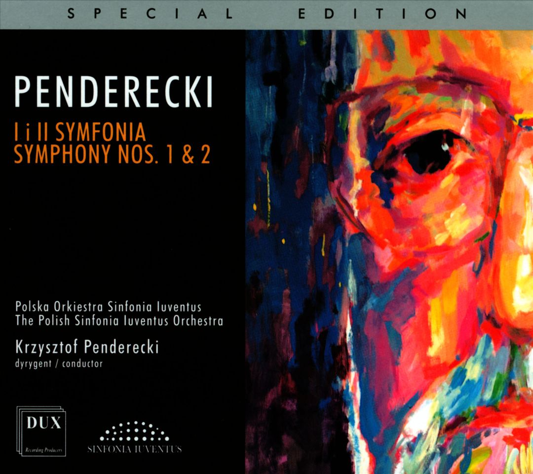 Penderecki: Symphonies Nos. 1 & 2 cover art