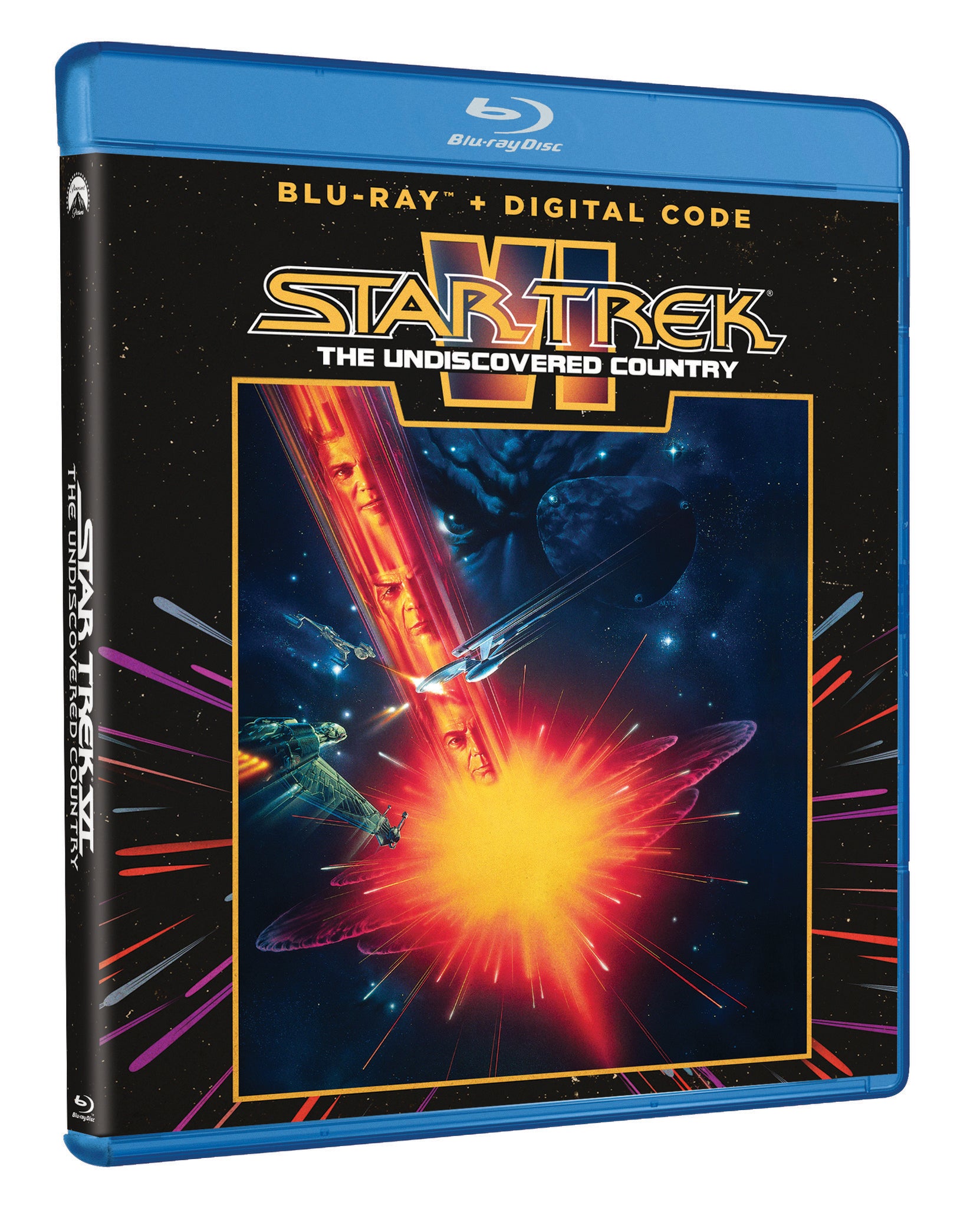 Star Trek VI: The Undiscovered Country [Includes Digital Copy] [Blu-ray] cover art