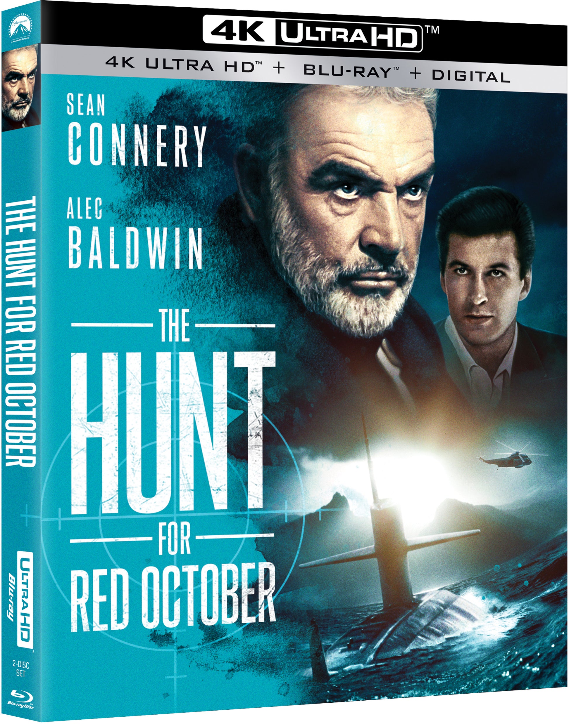 Hunt for Red October [Includes Digital Copy] [4K Ultra HD Blu-ray/Blu-ray] cover art