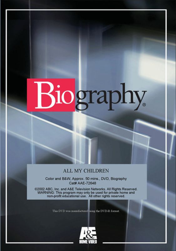 Biography: All My Children cover art