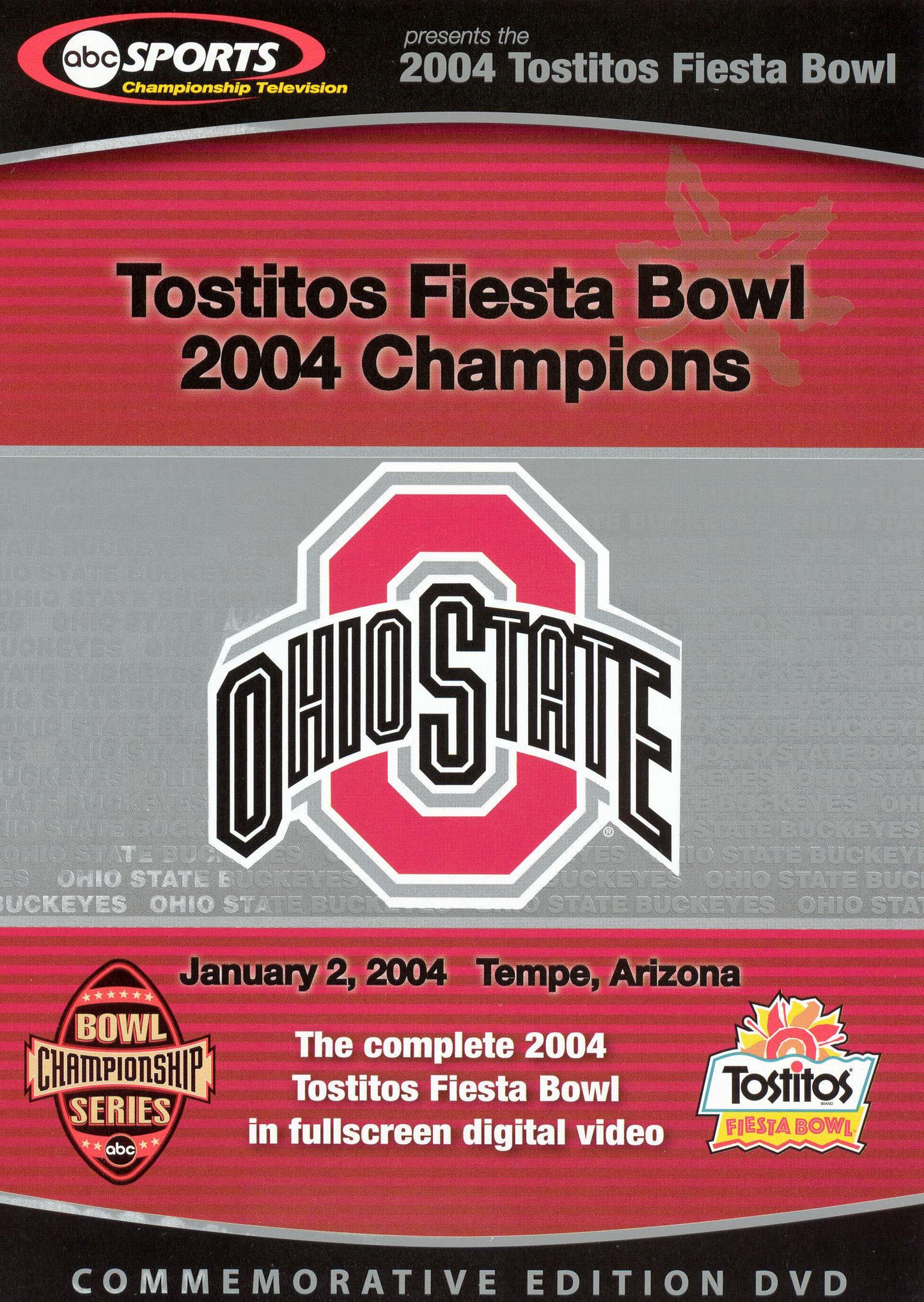 2004 Tostitos Fiesta Bowl [Commemorative Edition] cover art