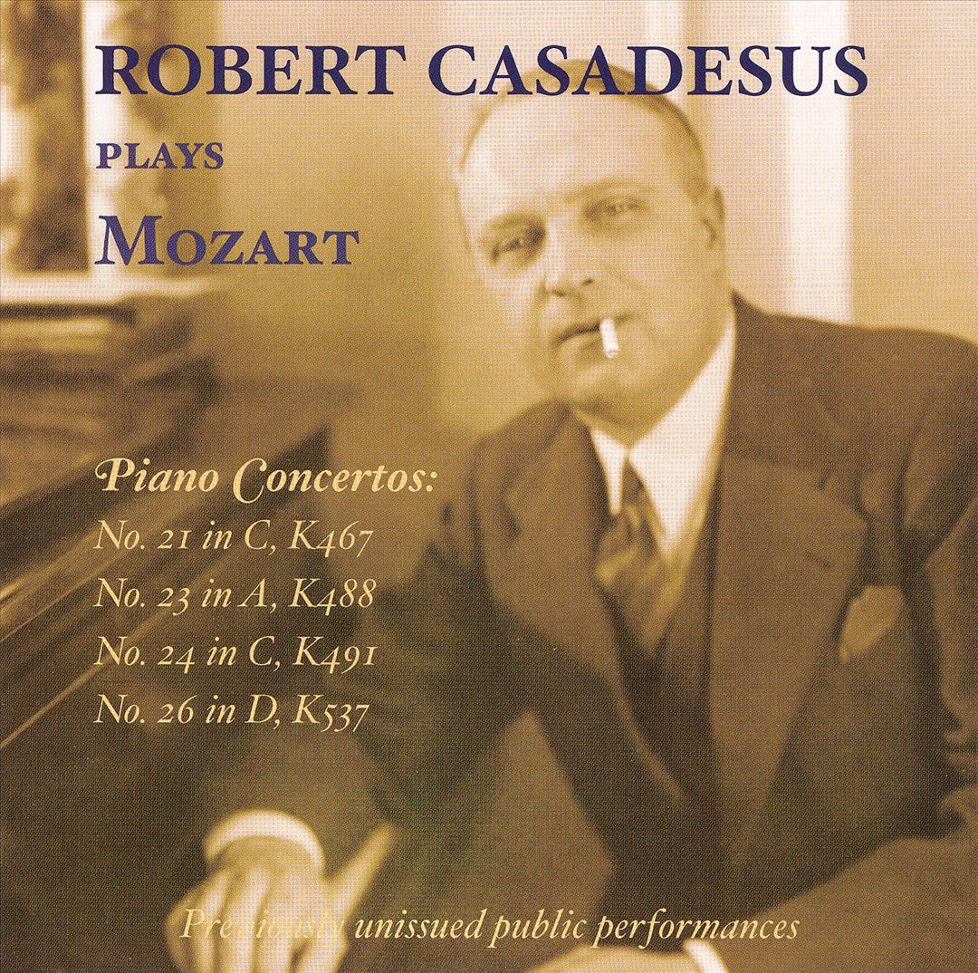 Robert Casadesus Plays Mozart cover art