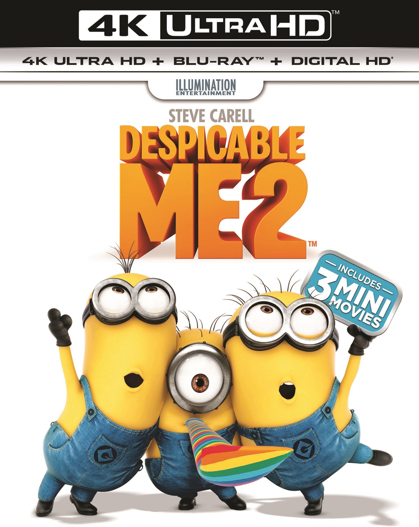Despicable Me 2 [Includes Digital Copy] [4K Ultra HD Blu-ray] [2 Discs] cover art