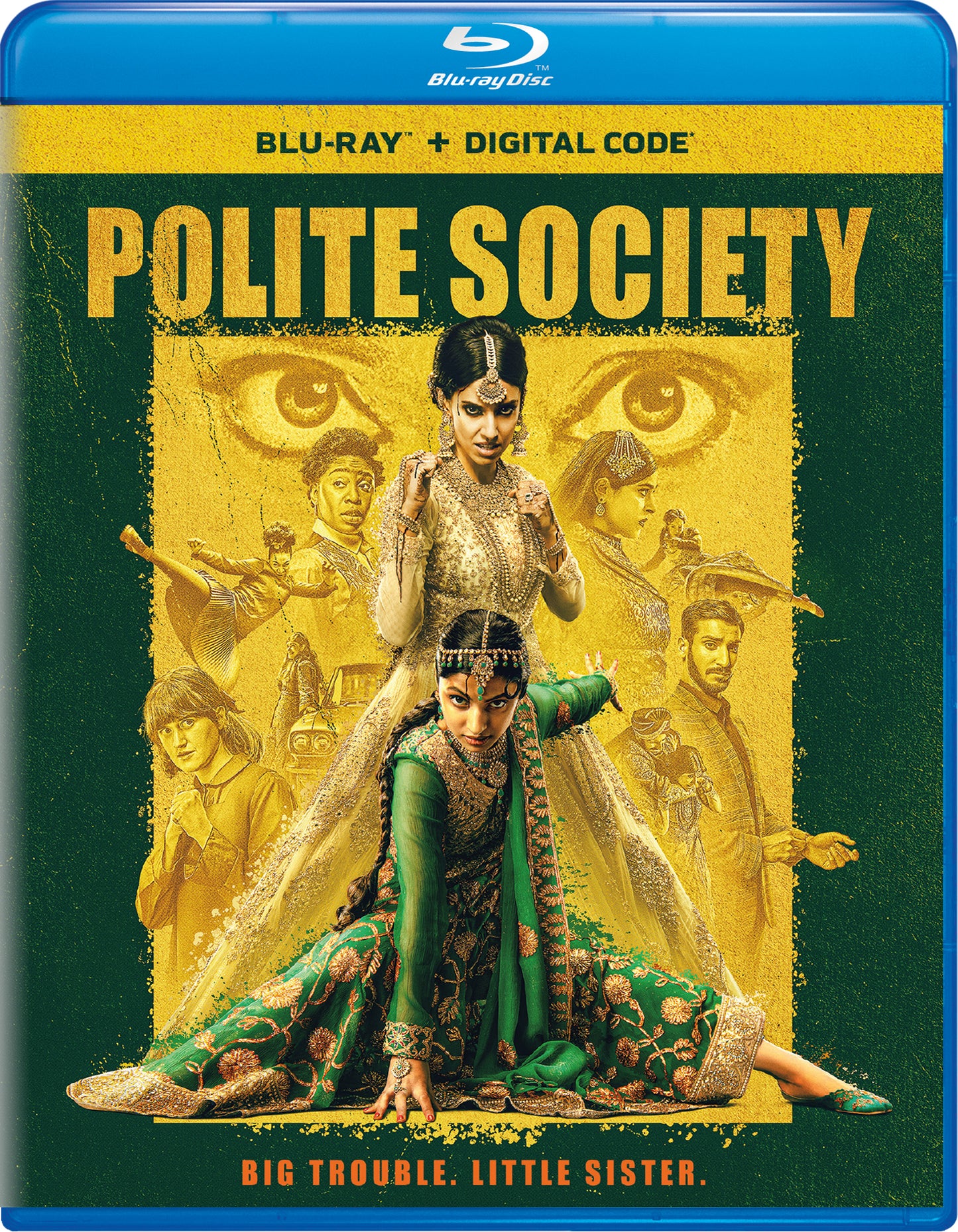 Polite Society [Includes Digital Copy] [Blu-ray] cover art