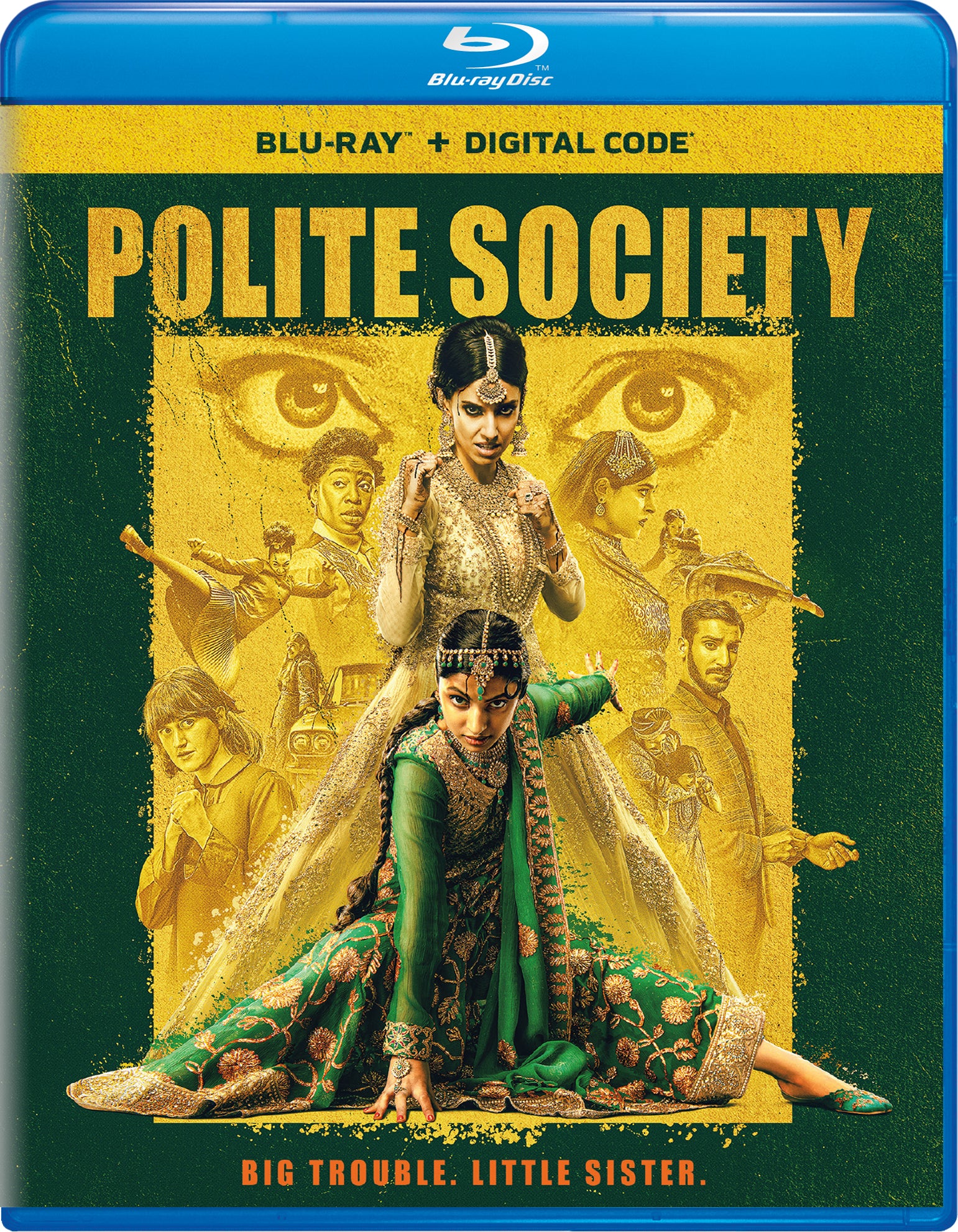 Polite Society [Includes Digital Copy] [Blu-ray] cover art
