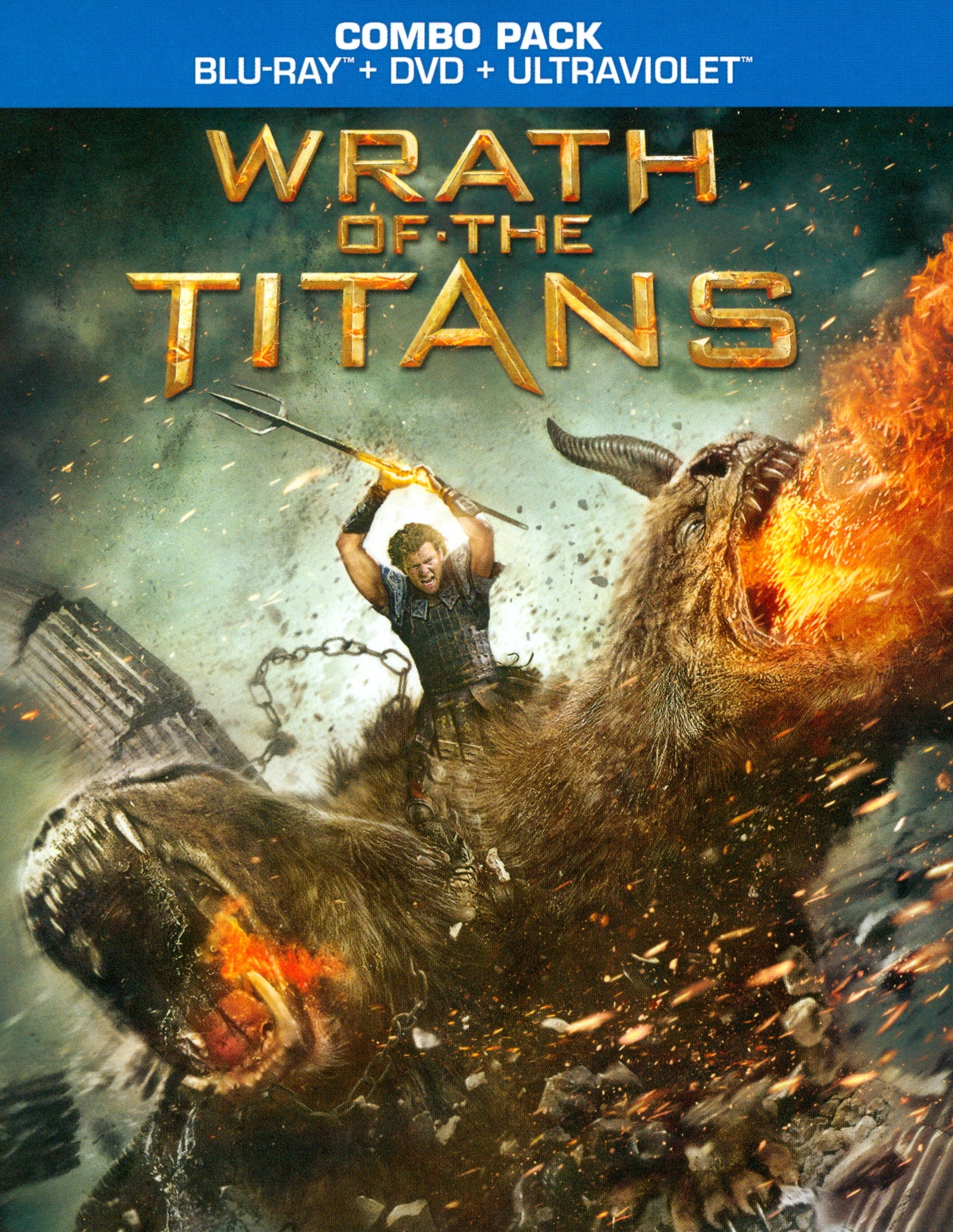 Wrath of the Titans [2 Discs] [Includes Digital Copy] [Blu-ray/DVD] cover art