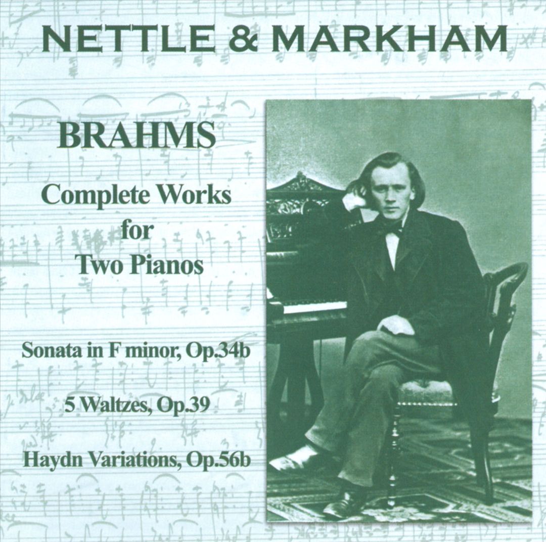 Brahms: Complete Works for Two Pianos cover art