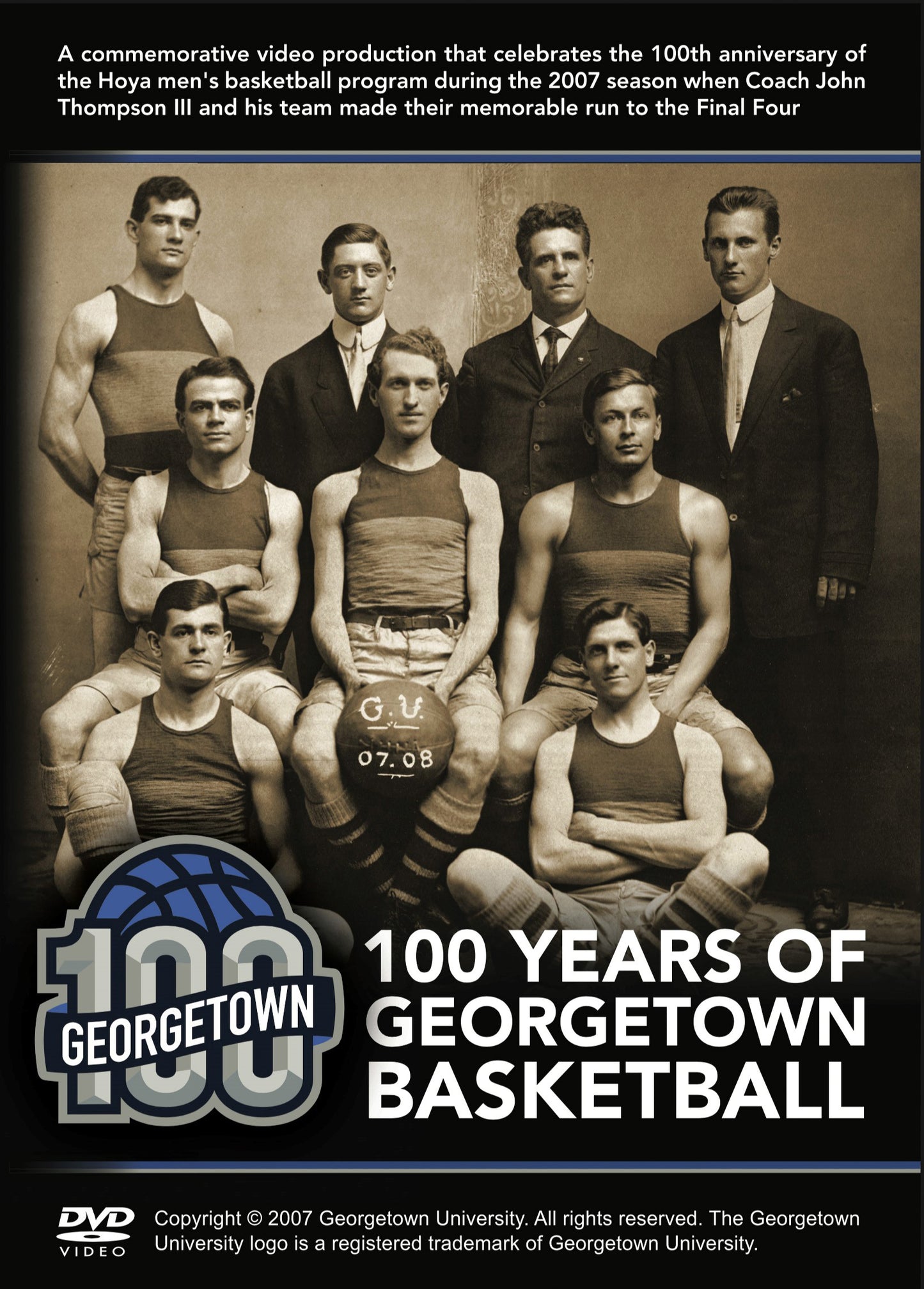 100 Years of Georgetown Basketball cover art