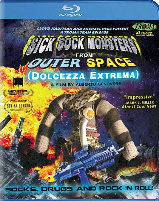 Sick Sock Monsters from Outer Space [Blu-ray] cover art