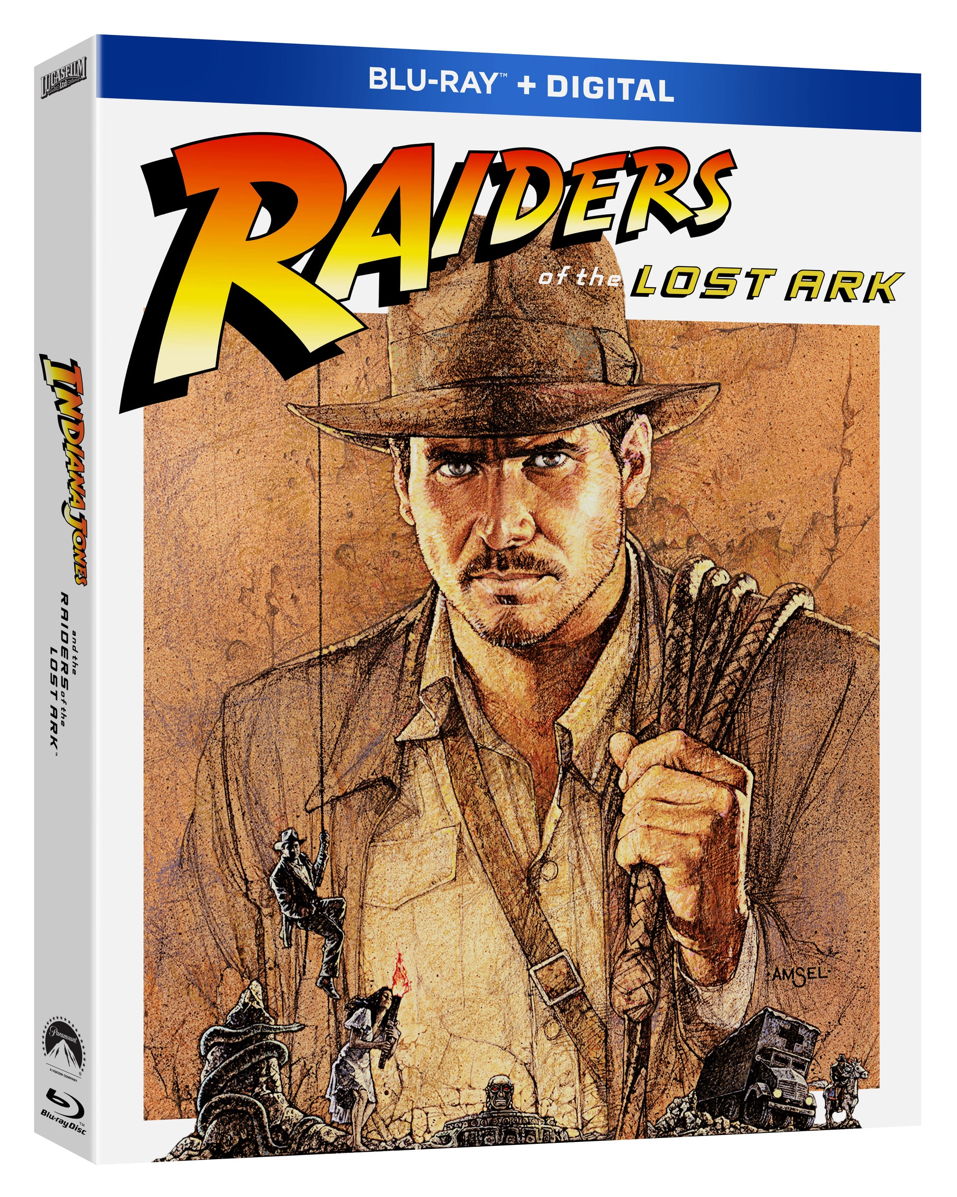 Raiders of the Lost Ark [Includes Digital Copy] [Blu-ray] cover art