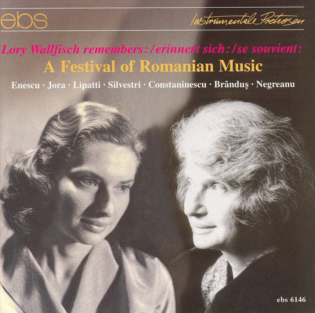 Lory Wallfisch Remembers: A Festival of Romanian Music cover art