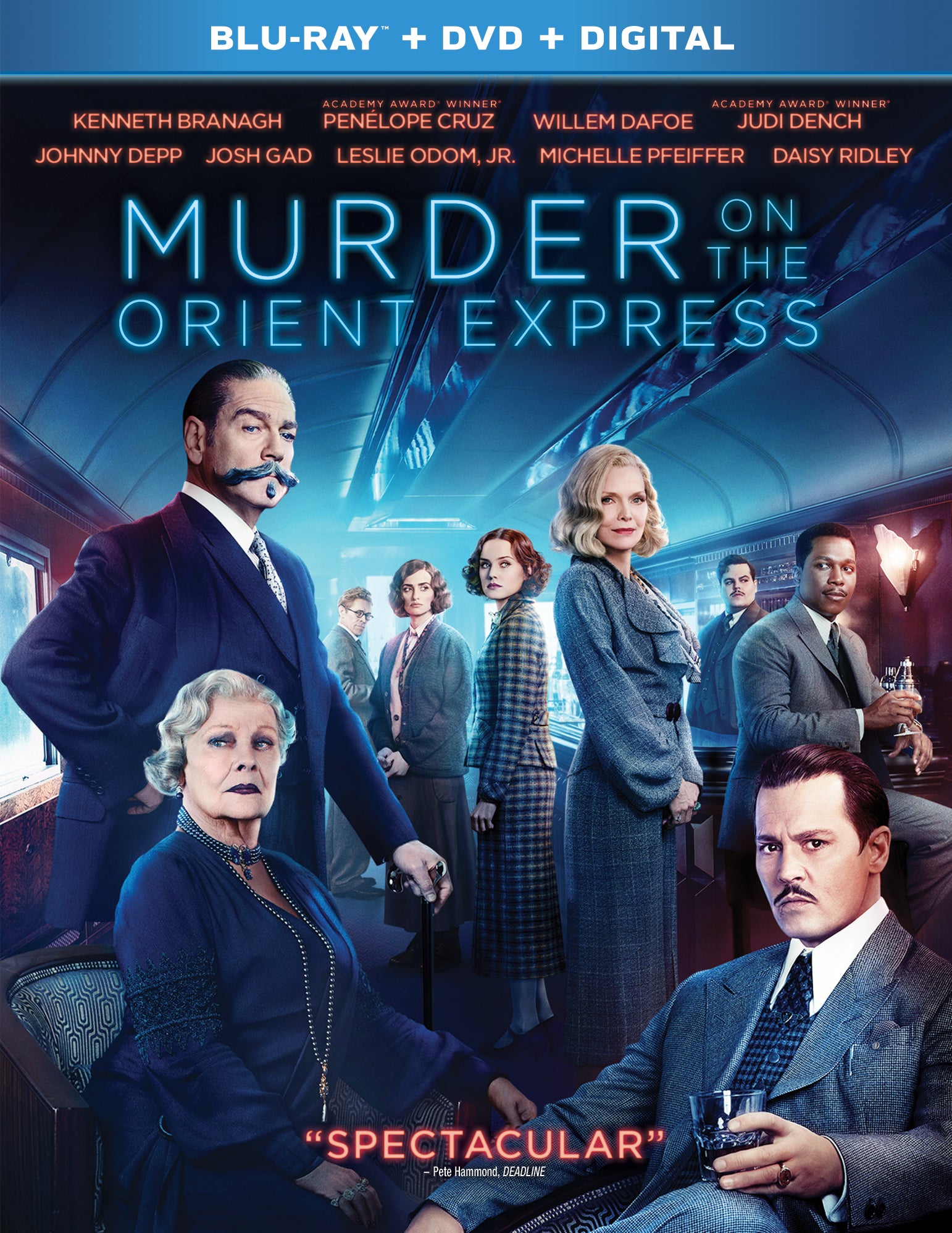 Murder on the Orient Express [Includes Digital Copy] [Blu-ray/DVD] cover art