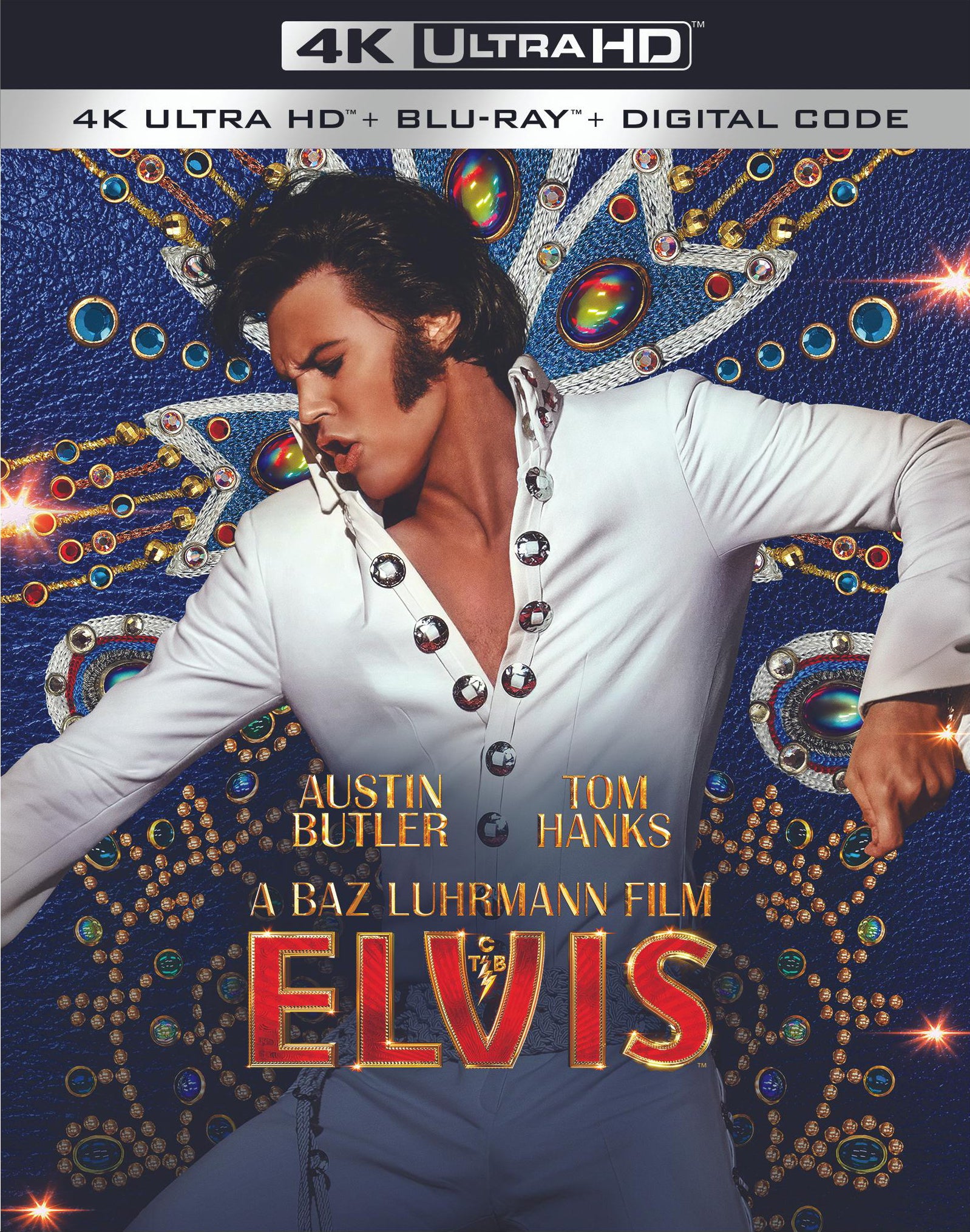 Elvis [Includes Digital Copy] [4K Ultra HD Blu-ray/Blu-ray] cover art
