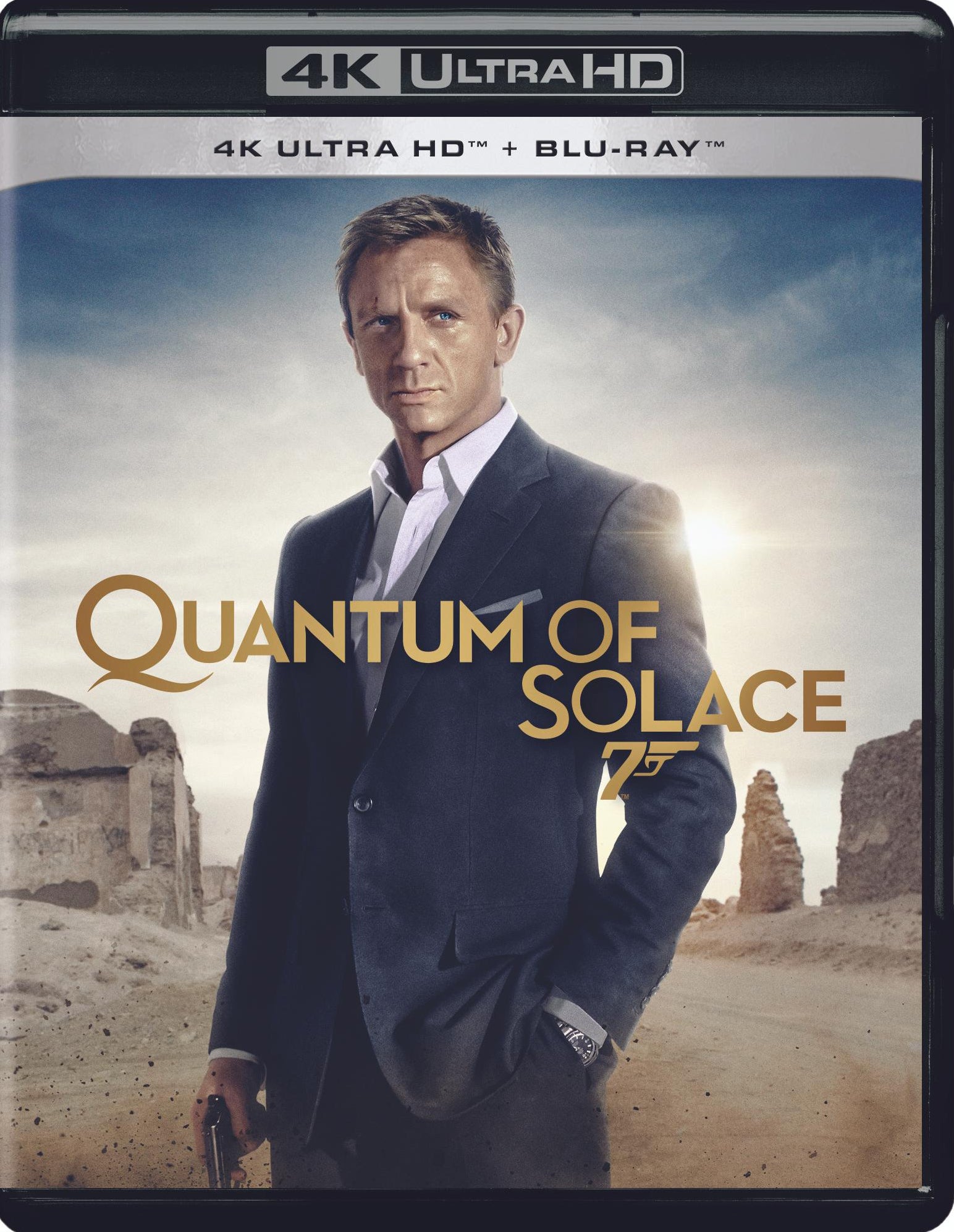 Quantum of Solace [4K Ultra HD Blu-ray/Blu-ray] cover art