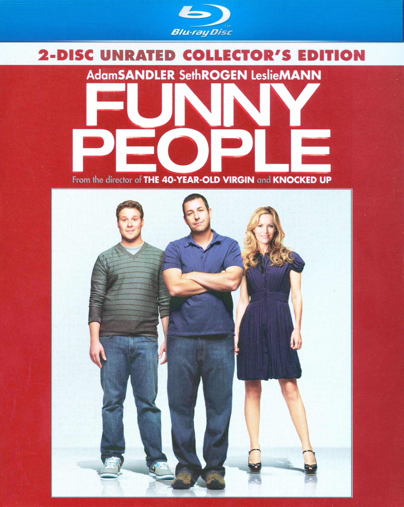 Funny People [Rated/Unrated Versions] [Special Edition] [2 Discs] [Blu-ray] cover art