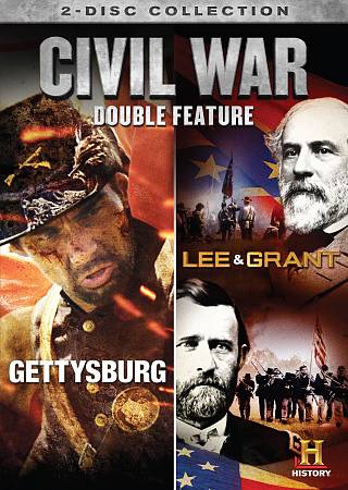 Civil War Double Feature: Gettysburg/Lee & Grant cover art