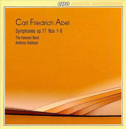 Abel: Symphonies, Op. 17, Nos. 1-6 cover art