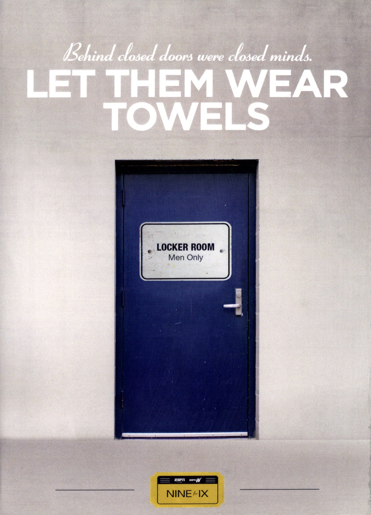 ESPN Nine for IX: Let Them Wear Towels cover art
