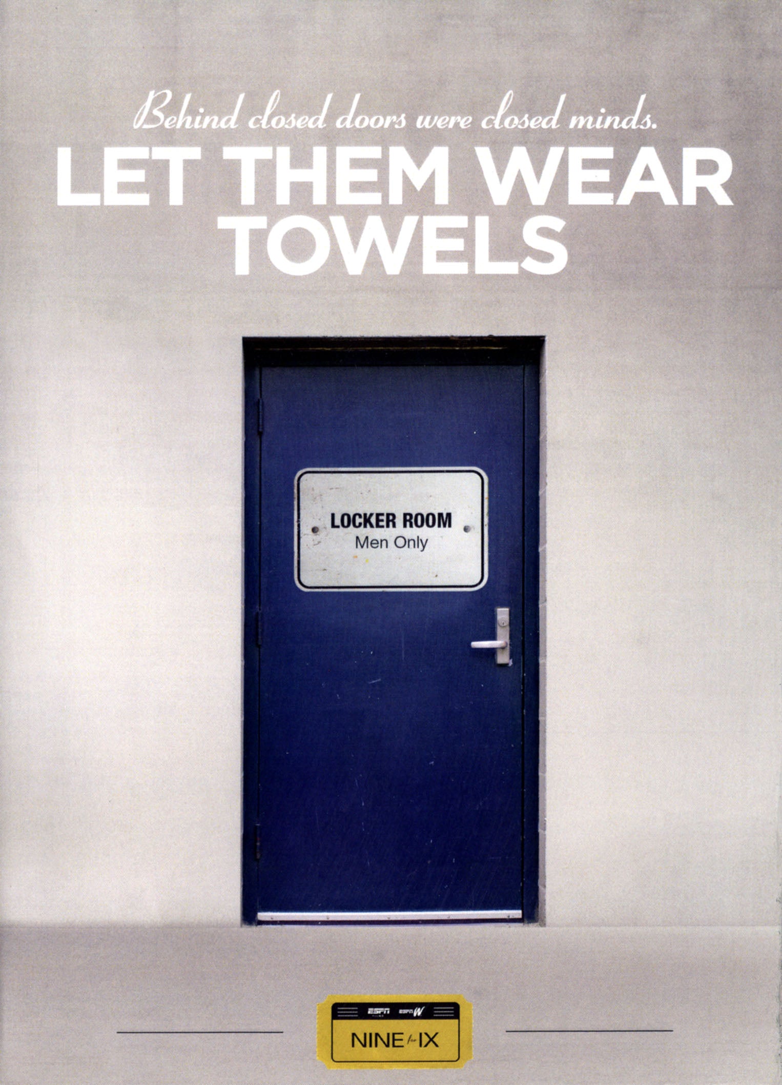 ESPN Nine for IX: Let Them Wear Towels cover art