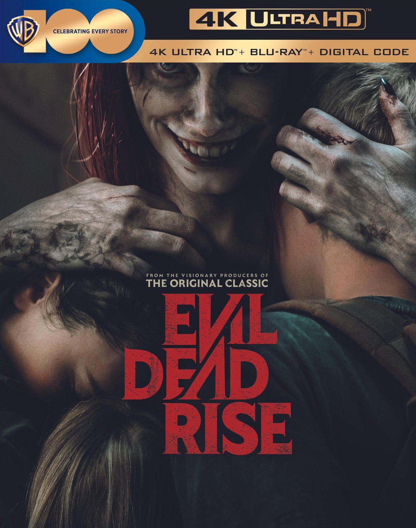 Evil Dead Rise [Includes Digital Copy] [4K Ultra HD Blu-ray/Blu-ray] cover art