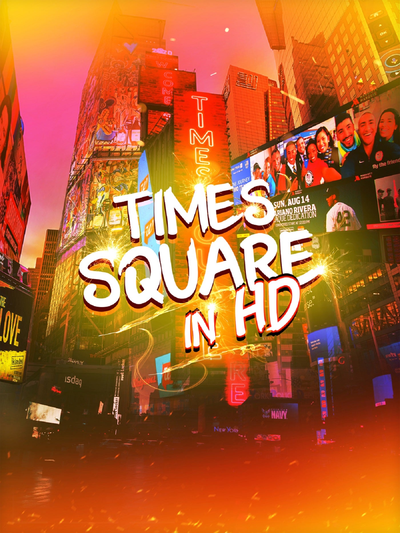 Times Square in HD cover art
