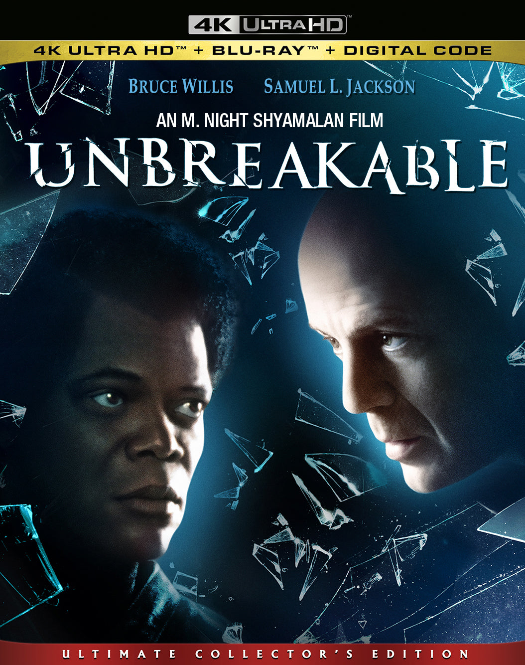 Unbreakable [Includes Digital Copy] [4K Ultra HD Blu-ray/Blu-ray] cover art