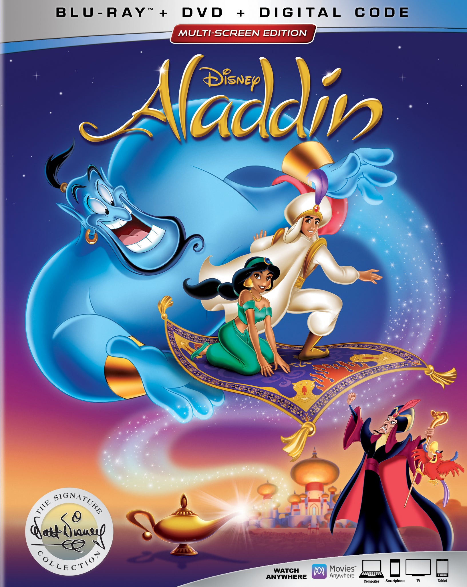 Aladdin [Signature Collection] [Includes Digital Copy] [Blu-ray/DVD] cover art
