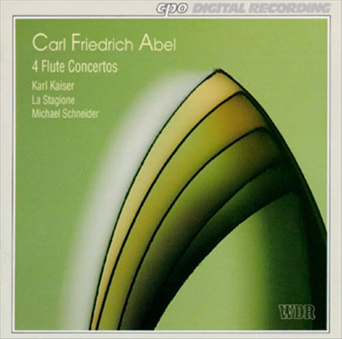 Carl Friedrich Abel: Flute Concertos cover art