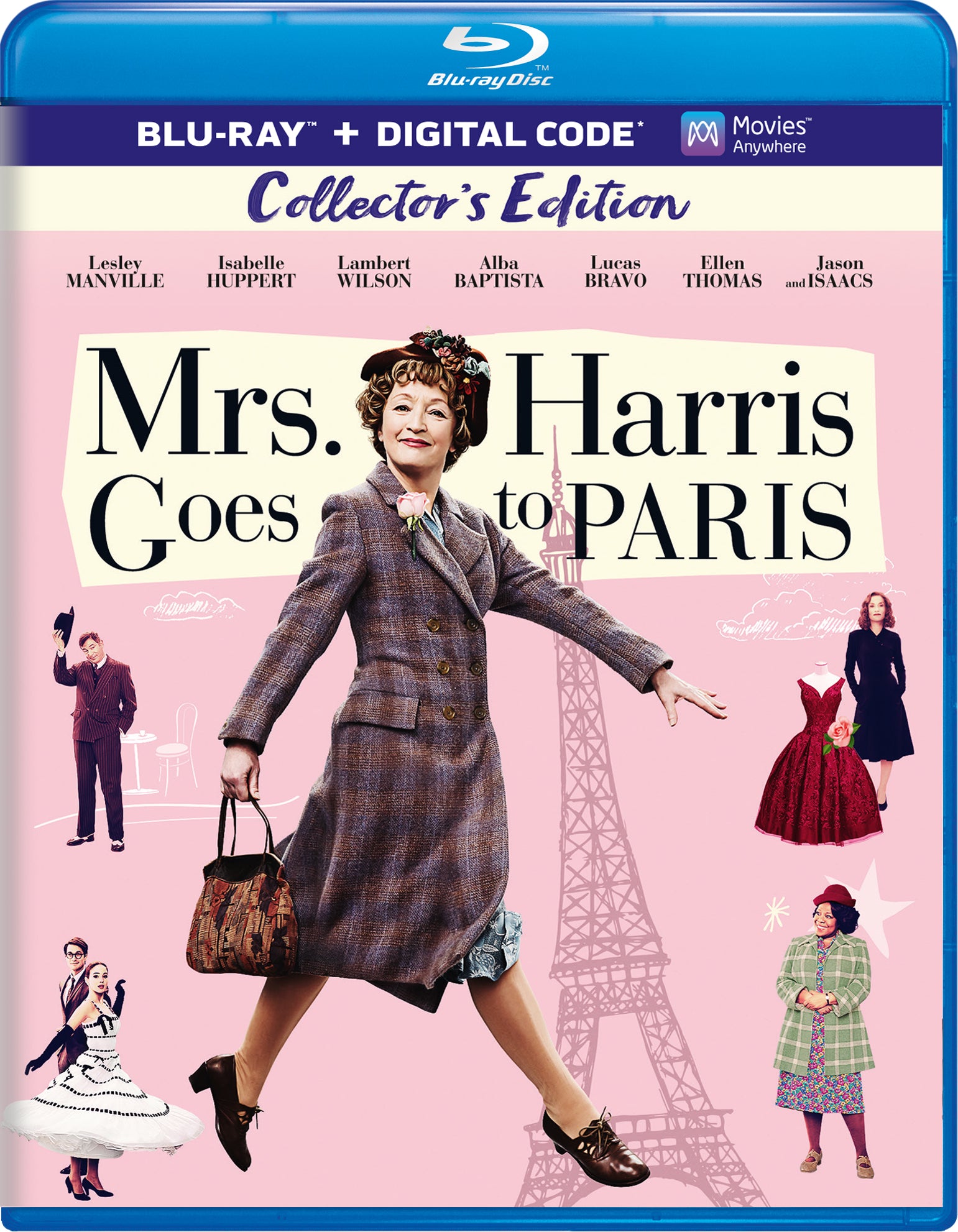 Mrs. Harris Goes to Paris [Blu-ray] cover art