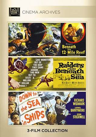 Beneath the 12-Mile Reef/Raiders from Beneath the Sea/Down to the Sea in Ships cover art