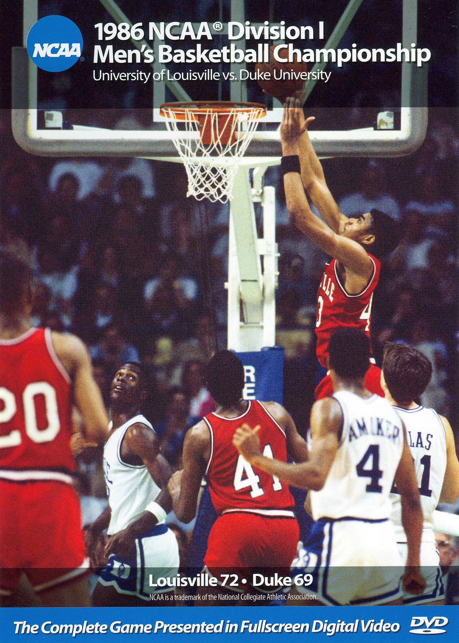 1986 Louisville/Duke cover art