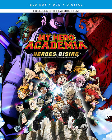 My Hero Academia: Heroes Rising [Includes Digital Copy] [Blu-ray/DVD] cover art