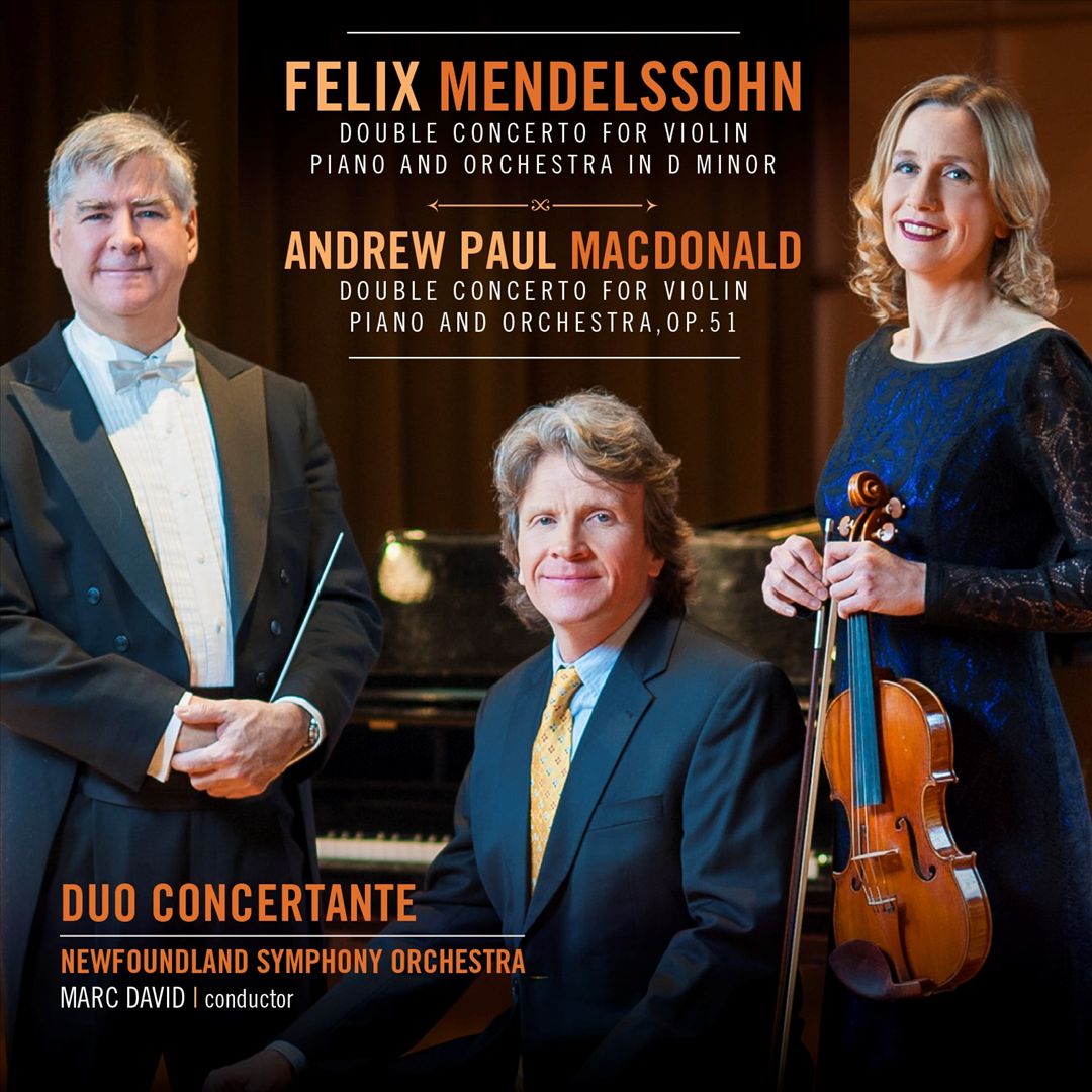 Mendelssohn & MacDonald: Double Concertos for Violin, Piano and Orchestra cover art