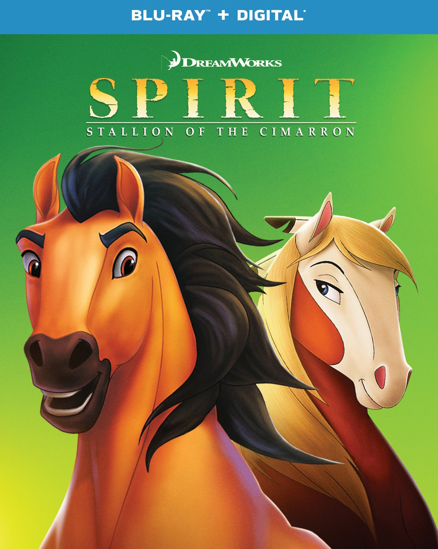 Spirit: Stallion of the Cimarron [Includes Digital Copy] [Blu-ray] cover art