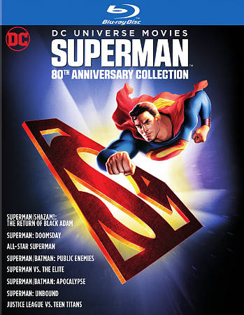 Superman: 80th Anniversary DC 8-Film Collection cover art