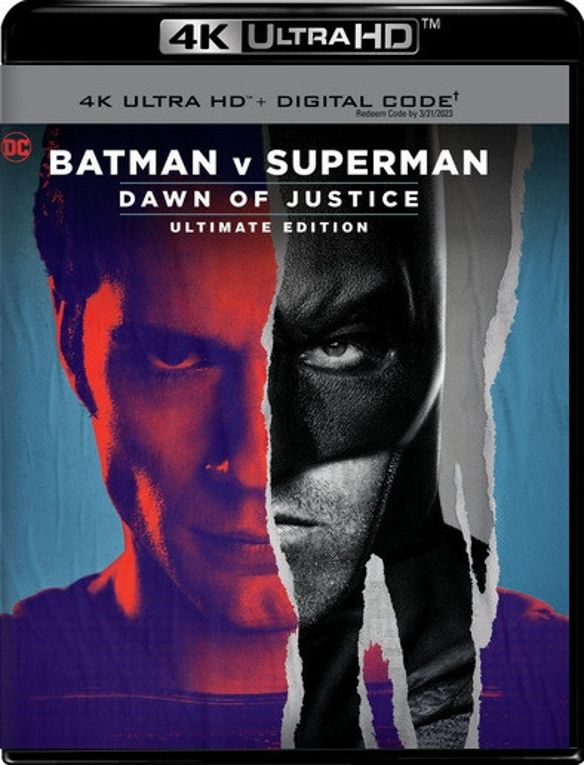 Batman v Superman: Dawn of Justice [4K Ultra HD Blu-ray] cover art