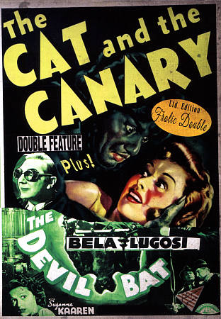 Cat and the Canary/The Devil Bat cover art